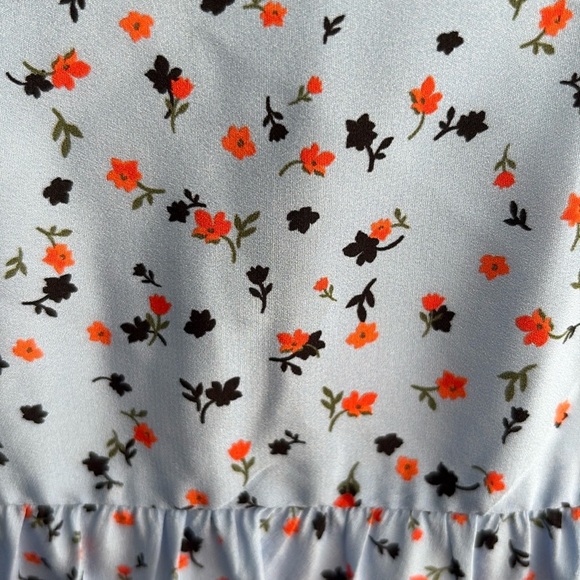 NWT Veronica Beard Marla Floral Blue Dress. Size 14 - Picture 8 of 12